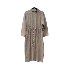 High Sierra Snuggly Cozy Long Zip Front No gapping Housedress Pockets Robe comfy